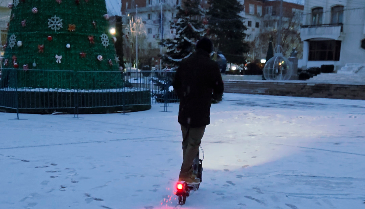 trotineta electrica iarna